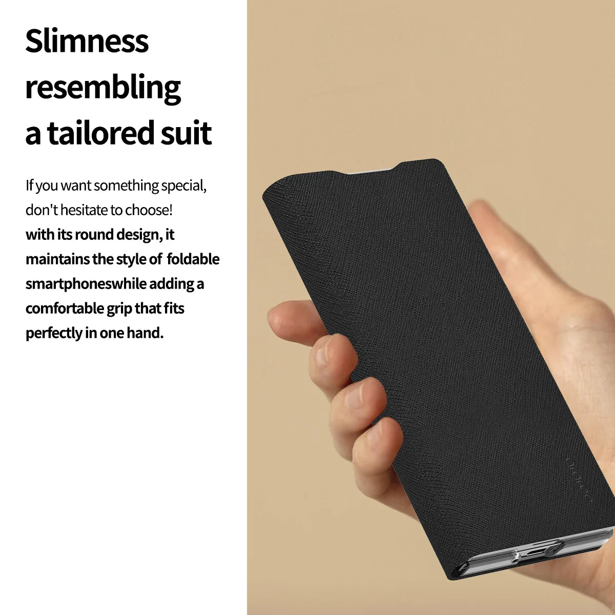 Araree Samsung Z Fold 6 Bonnet Diary Case - Black - Tashqila Araree Samsung Z Fold 6 Bonnet Diary Case - Black - Tashqila